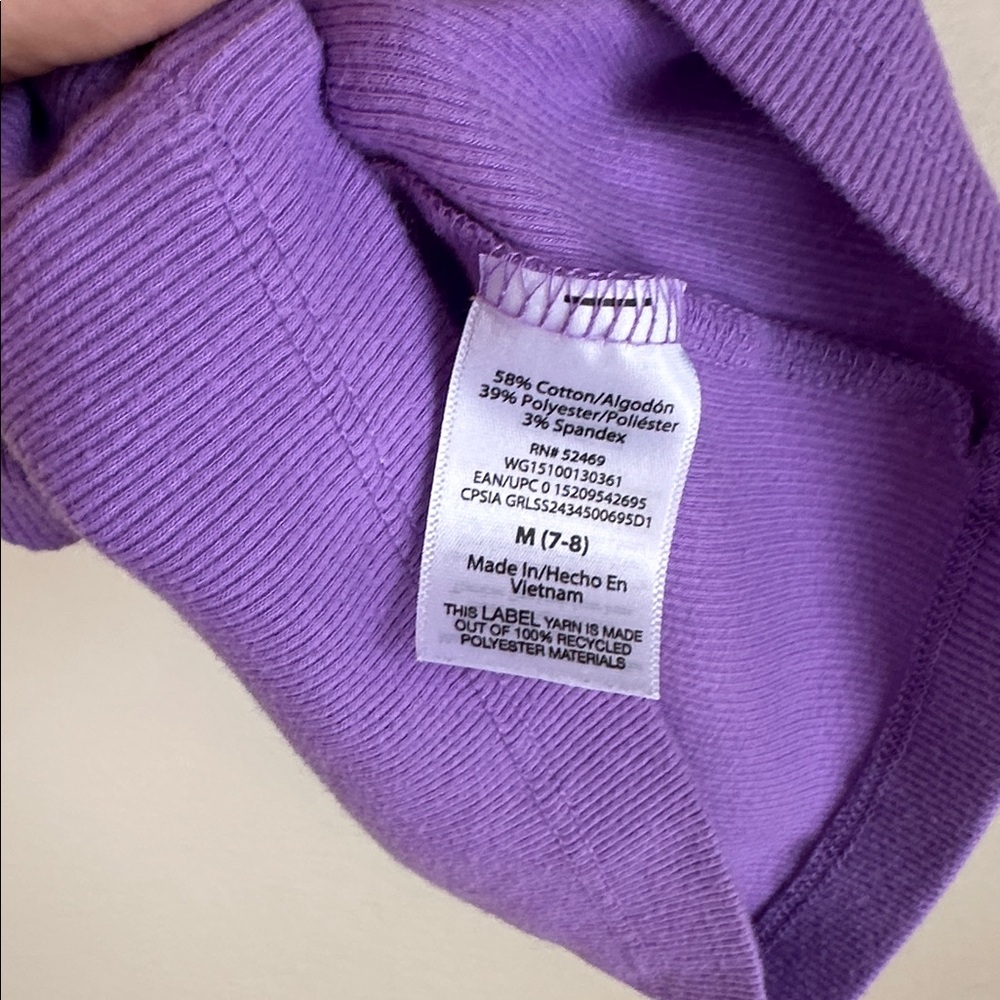 🌸Wonder Nation Purple Ribbed Tank🌸 - Picture 5 of 7